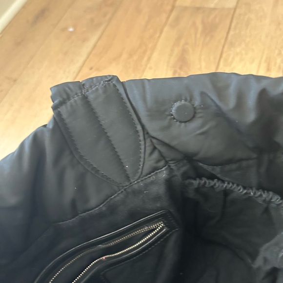 Banana Republic Black puffer Quilted Tote Bag - Picture 8 of 9